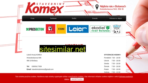 Stavebninykomex similar sites