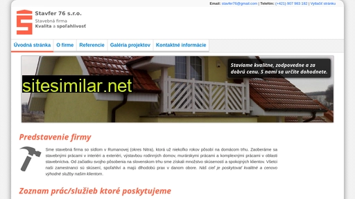 stavfer.sk alternative sites