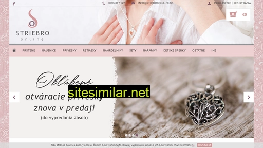 striebroonline.sk alternative sites