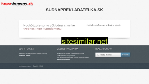 sudnaprekladatelka.sk alternative sites