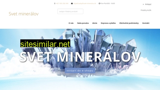svet-mineralov.sk alternative sites