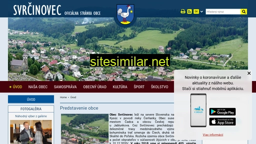svrcinovec.sk alternative sites
