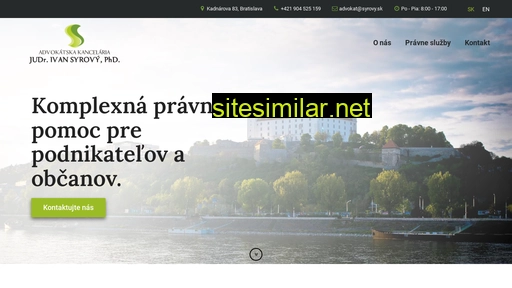 syrovy.sk alternative sites