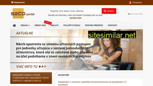 szcoportal.sk alternative sites