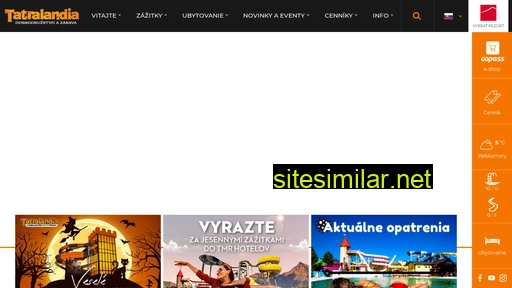 tatralandia.sk alternative sites