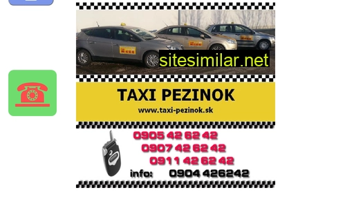 taxi-pezinok.sk alternative sites