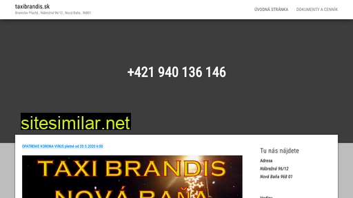taxibrandis.sk alternative sites