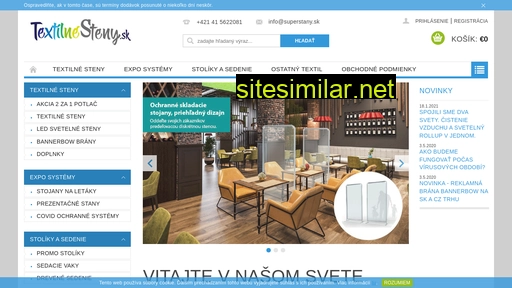 textilnesteny.sk alternative sites
