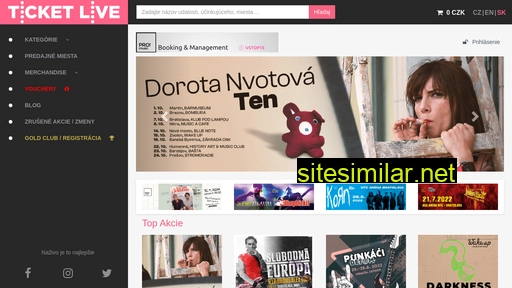 ticketlive.sk alternative sites