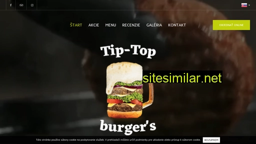 tiptopburgers.sk alternative sites