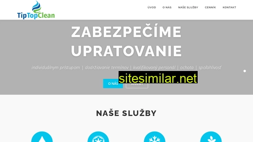 tiptopclean.sk alternative sites