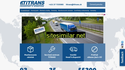 titrans.sk alternative sites