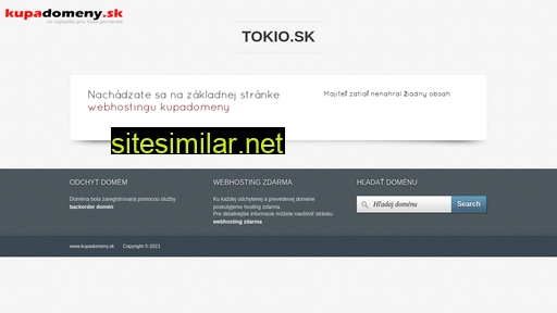 tokio.sk alternative sites