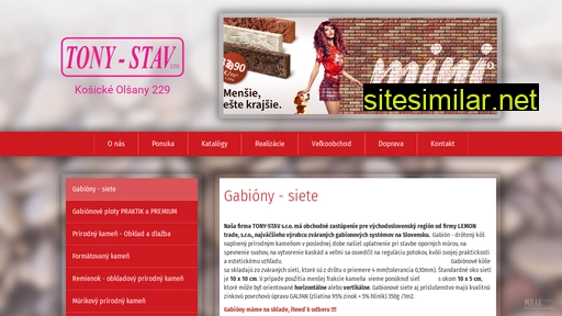 tonystav.sk alternative sites