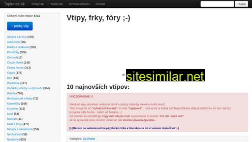 topindex.sk alternative sites