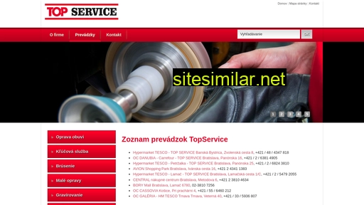 topservice.sk alternative sites