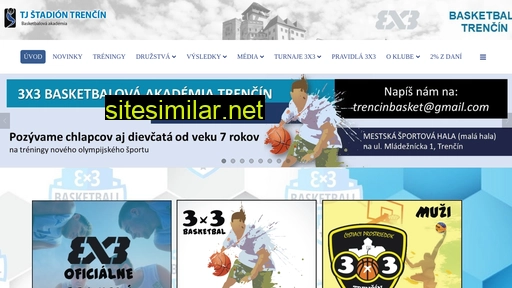 trencinbasket.sk alternative sites