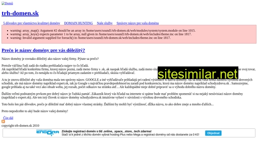 trh-domen.sk alternative sites