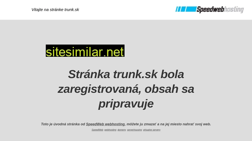 trunk.sk alternative sites