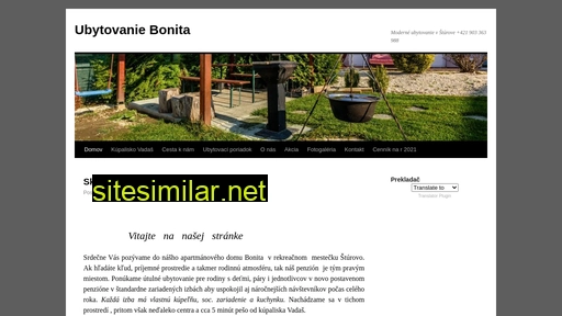 ubytovanie-bonita.sk alternative sites