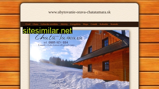 ubytovanie-orava-chatatamara.sk alternative sites