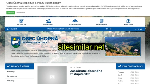 uhorna.sk alternative sites