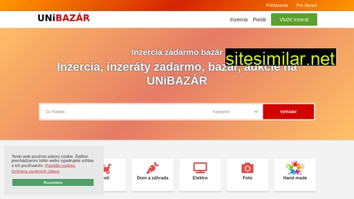 unibazar.sk alternative sites
