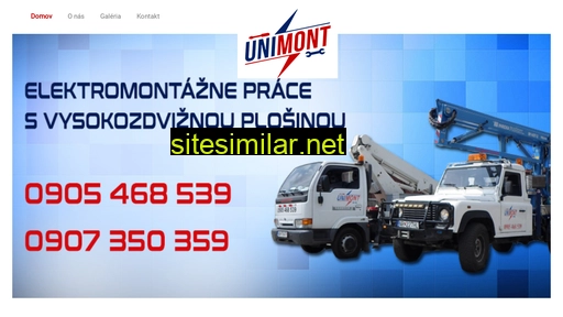 unimont-plosiny.sk alternative sites