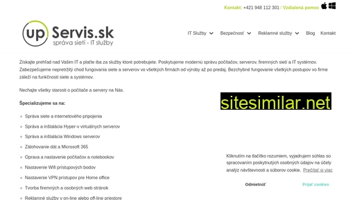 upservis.sk alternative sites
