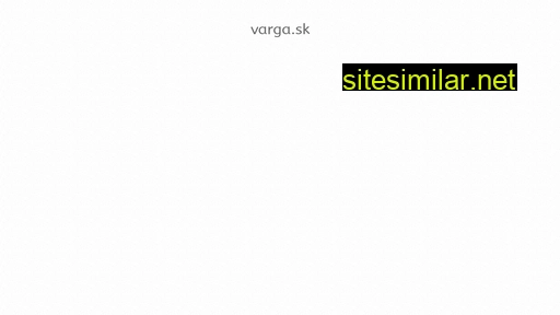 varga.sk alternative sites
