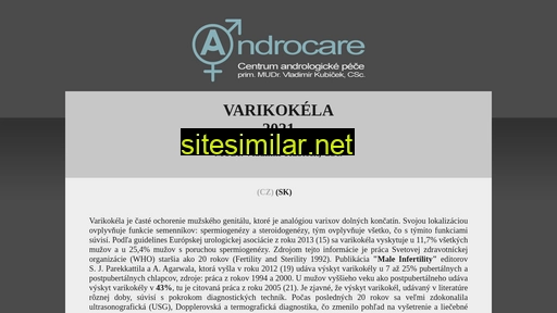 varikokela.sk alternative sites