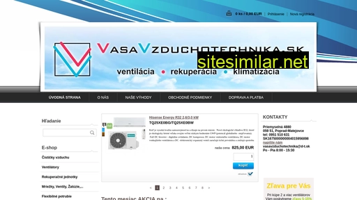 vasavzduchotechnika.sk alternative sites