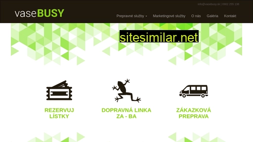 vasebusy.sk alternative sites