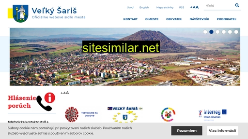 velkysaris.sk alternative sites