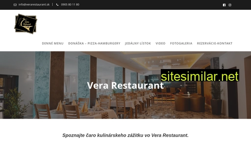 verarestaurant.sk alternative sites