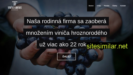 vinicnesadenice.sk alternative sites