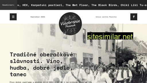 vinobraniepezinok.sk alternative sites