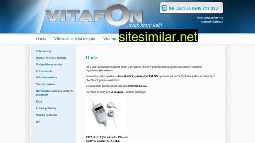 vitafon.sk alternative sites
