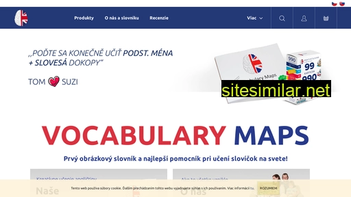vocabularymaps.sk alternative sites