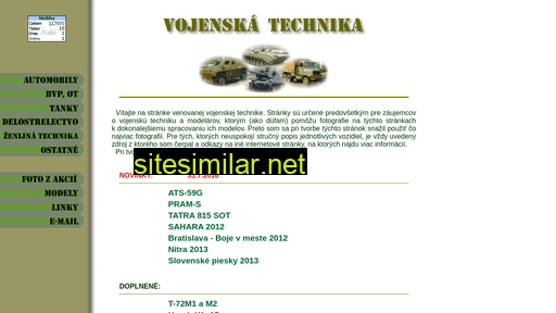 vojenskatechnika.sk alternative sites