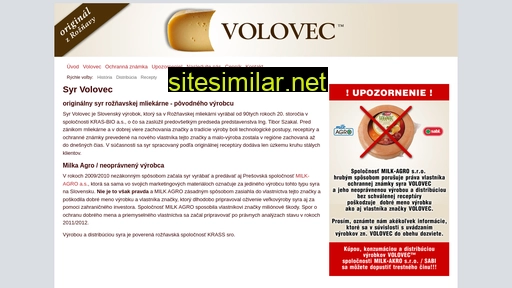 volovec.sk alternative sites