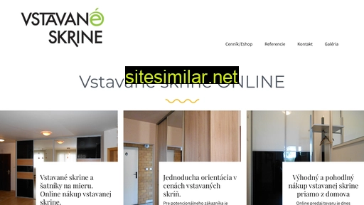 vstavane-skrine-online.sk alternative sites