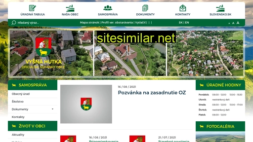 vysnahutka.sk alternative sites