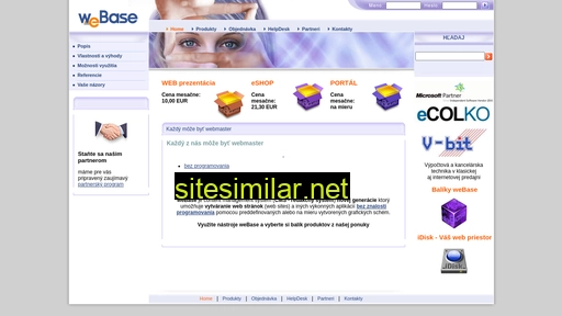 webase.sk alternative sites