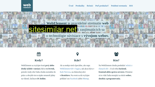 webelement.sk alternative sites