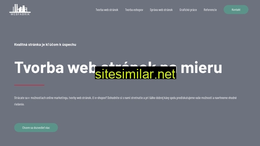 webfabrik.sk alternative sites