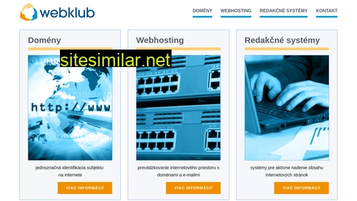 webklub.sk alternative sites