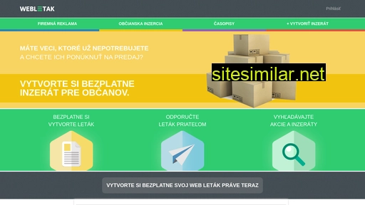webletak.sk alternative sites