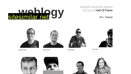 weblogy.sk alternative sites