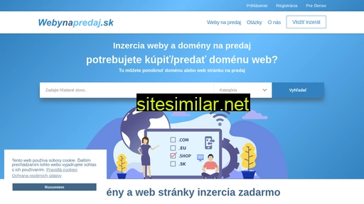 webynapredaj.sk alternative sites